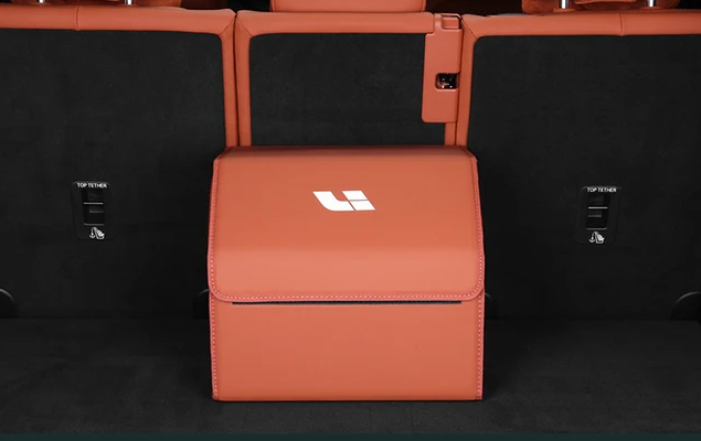 Органайзер для хранения вещей в багажнике автомобиля Li LiXiang L7, L8, L9 2023-2024, цвет оранж<br>